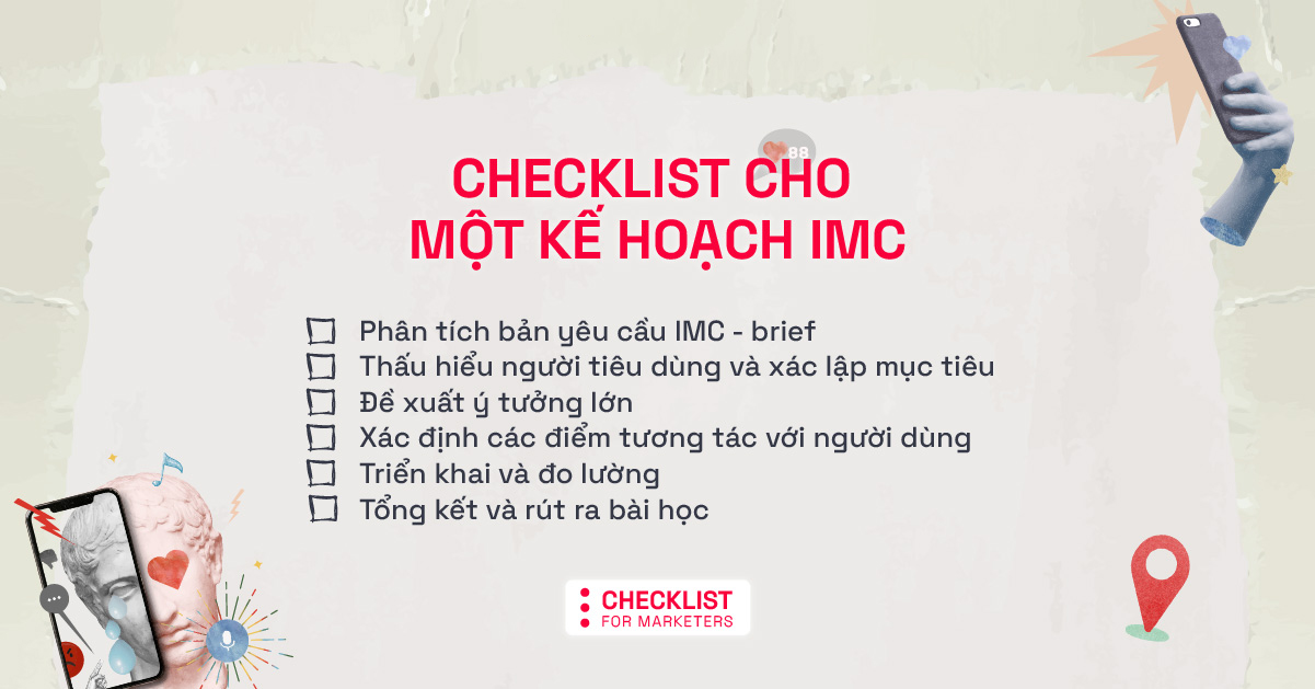 Checklist cho một kế hoạch IMC